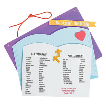Books of The Bible Craft Kit - Crafts for Kids and Fun Home Activities