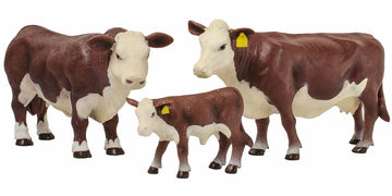 Little Buster Toys Herford Bull - Realistic Bull, 1/16th Scale