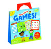 Peaceable Kingdom Take Along Games Reusable Sticker Tote, Portable Activity Set with Static Cling Play Boards and Scenes, Mess Free Travel