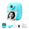 A19 Cute Instant Print Camera for Kids Perfect Birthday or for Girls and Boys Age 3-12, Fun HD Digital Video Camera Toy with 32GB SD Card, Blue