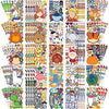 100 Sheets Make Your Own Animal Face Stickers for Kids 25 Designs