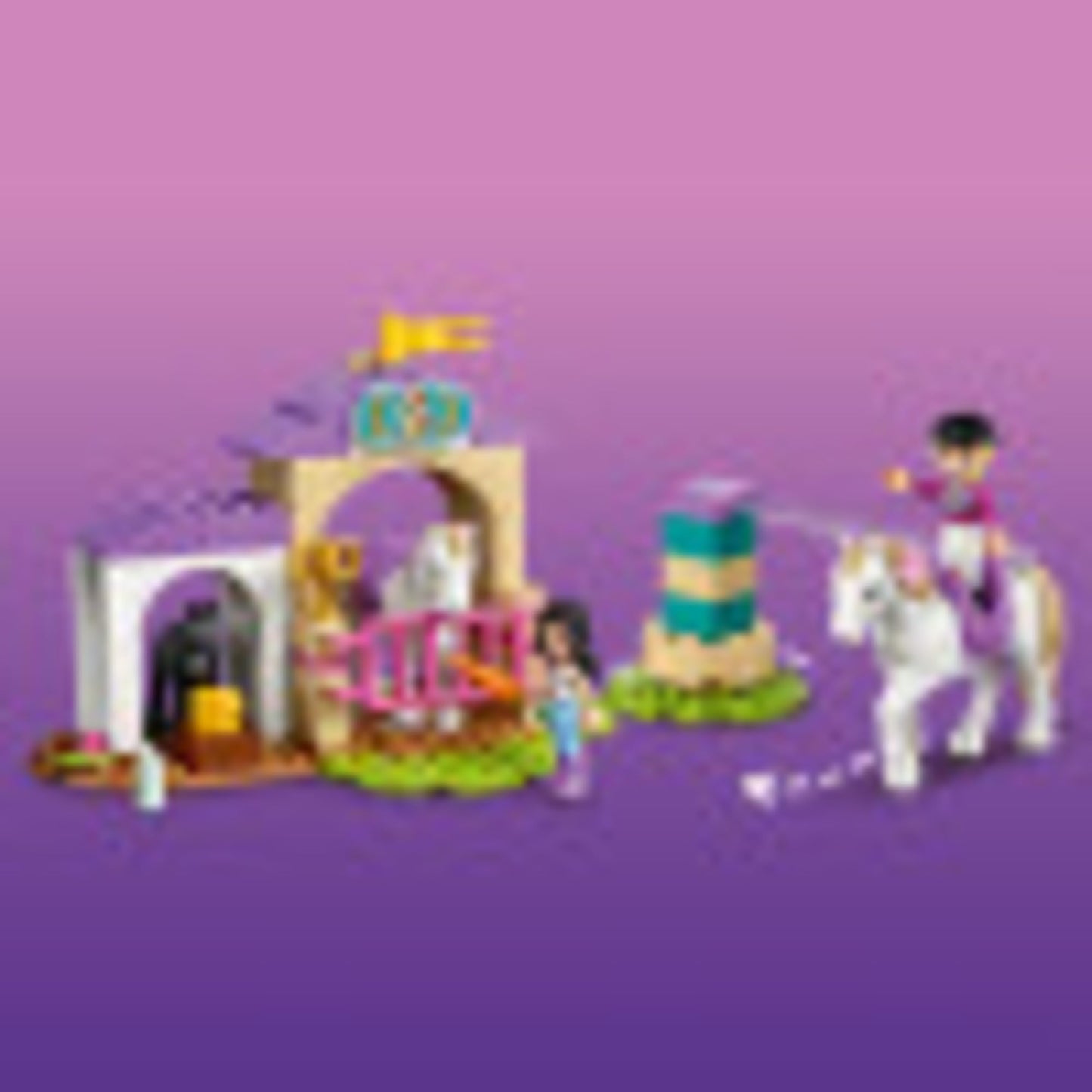 LEGO Friends Horse Training and Trailer Building Set 41441 with Stables, Car, Horse Toy, and Foal Figure, Great Gift Idea for Girls and Boys 4 Plus