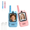 Wuehuds Video Walkie Talkies for Kids 2 Pack, Dual Cameras Kids Walkie Talkies with 2.0 Inch IPS Screen, Long Range 600M Indoor Outdoor Walkie Talkies