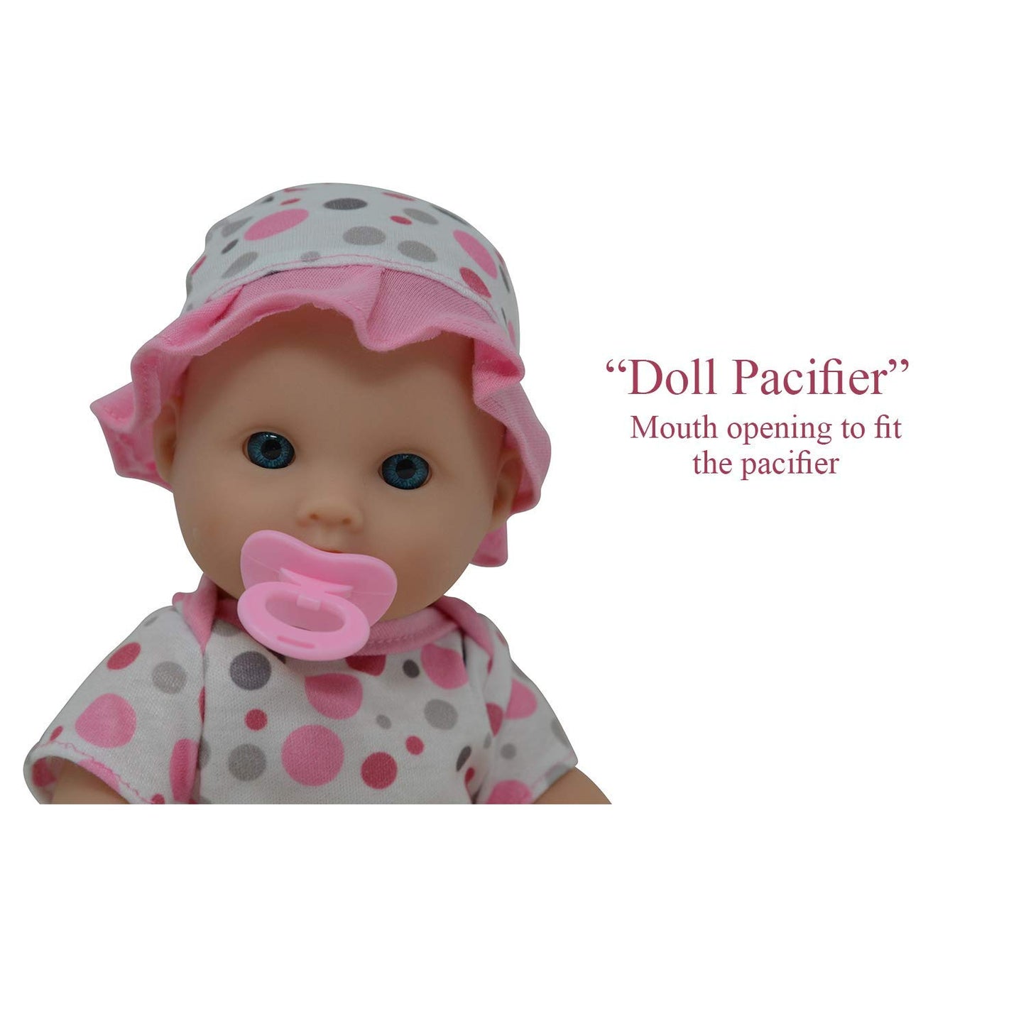 Drink and Wet Potty Training Baby Doll posable Dolls with Pacifier, Bottle, and Diapers - Helps Toilet Training for Kids (caucasian)