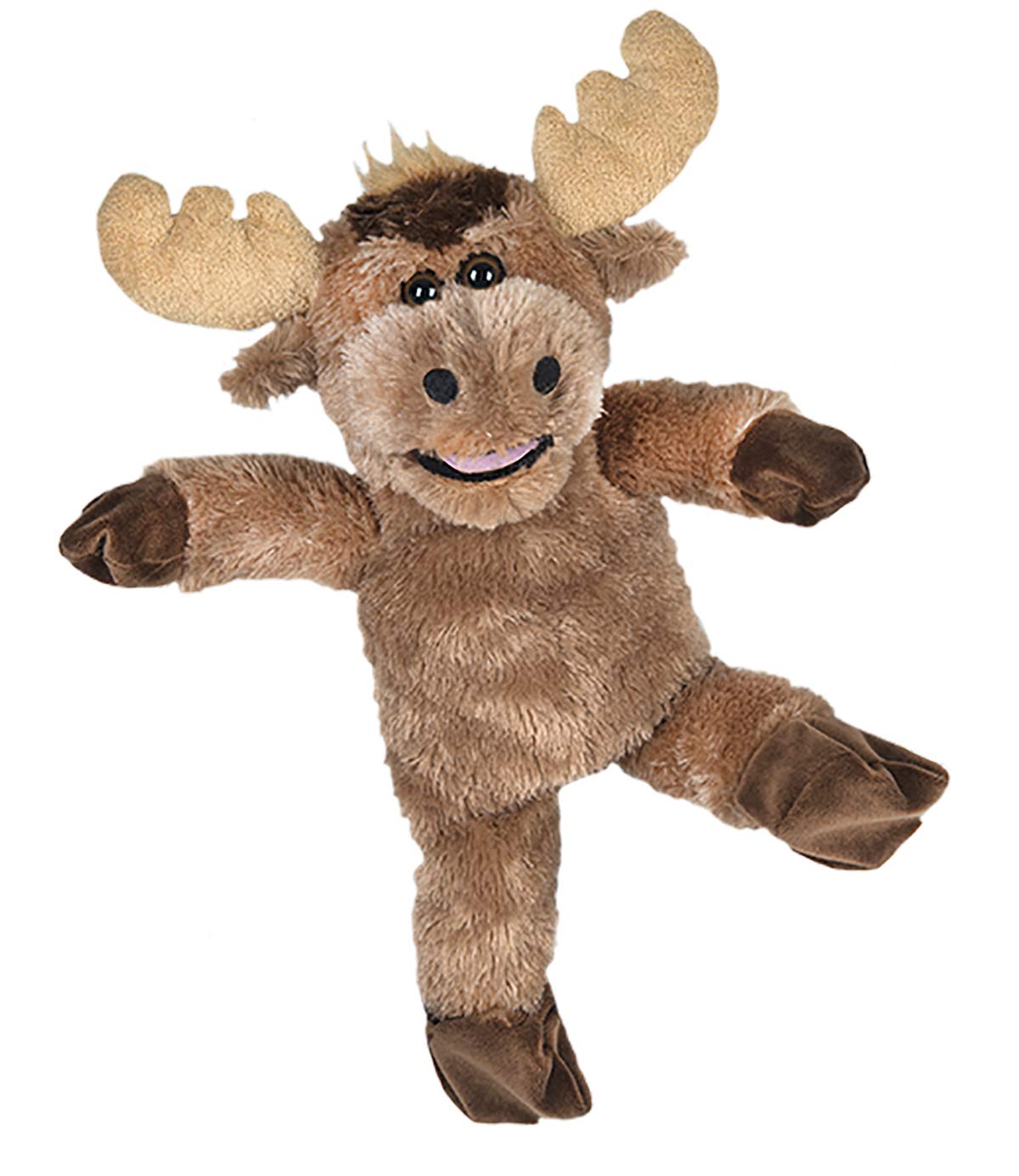 Stuffems Toy Shop Make Your Own Stuffed Animal Melvin the Moose 16"- No Sew - Kit with Cute Backpack!