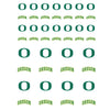 Oregon Ducks Small Sticker Sheet - 2 Sheets