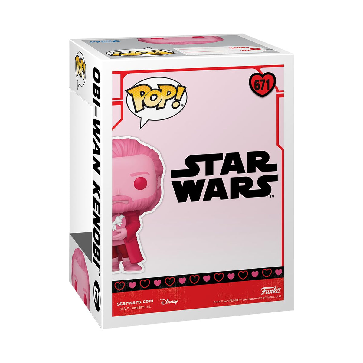 Funko POP! Star Wars: Valentines, OBI-Wan Kenobi - Collectable Vinyl Figure - Gift Idea - Official Merchandise - for Kids & Adults - Movies Fans