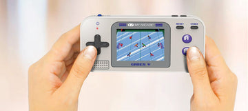 My Arcade Gamer V Classic-Purple: Portable Gaming System with 220 Games, 2.5" Color Display, Pocket Size (DGUN-3920)