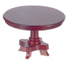 Dollhouse Miniature 1:12 Scale Mahogany Round Table #T3461