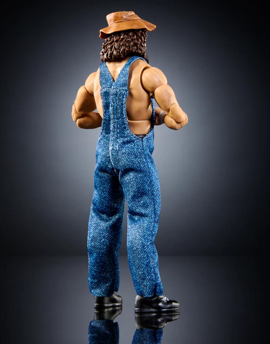 WWE Hillbilly Jim Mattel Elite Collection Saturday Nights Main Event Series 1 Wrestling Action Figure Toy Wrestler