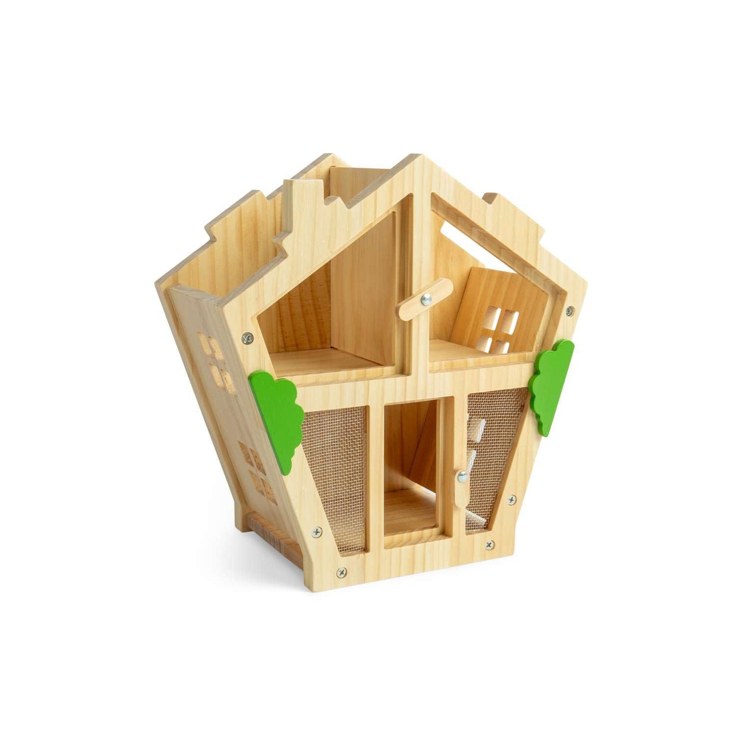 Bigjigs Toys Bug House Wooden Insect Hotel for Kids, Fun Toy of Nature, Outdoor Activity Educational Eco-Friendly Gifts for Wildlife, Age 3+