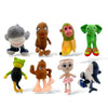 Plushy Paradise Set of 8 Vibrant Plush Toys - Ultra Soft, Snuggle Ready, Lovable & Durable Companions for Kids, Playrooms
