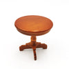 SXFSE Dollhouse Decoration Accessories, 1:12 Dollhouse Furniture Miniature Wooden Round Side Table