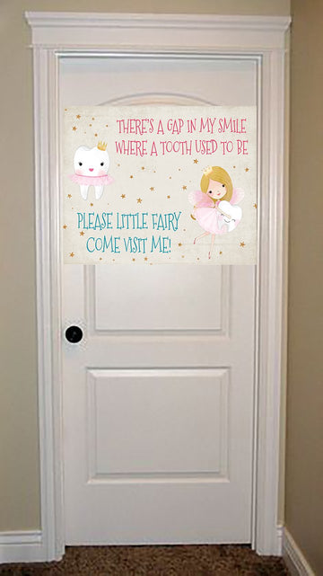 Tooth Fairy Letter Decoration Record Gift Set Keepsake Book (Pink)