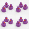 Fun Express Purple Rubber Ducks 12 Pack - Mini Duckies Bulk Party Favors for Kids Birthday | Classroom Prizes Treasure Box Toys | Ducks for Ducking