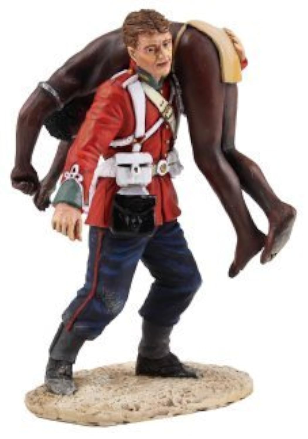 W. Britain 20163 "Clearing the Yard Set No.1 - British 24th Foot Carrying Dead Zulu
