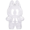Protective Case Compatible with LABUBU Doll - Crystal-Clear Hard Display Box with Keychain & Dustproof Cover, Secure Backpack Hooks for Shelf/Outdoor