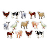 Farm Animals: Photographic Shape Stickers