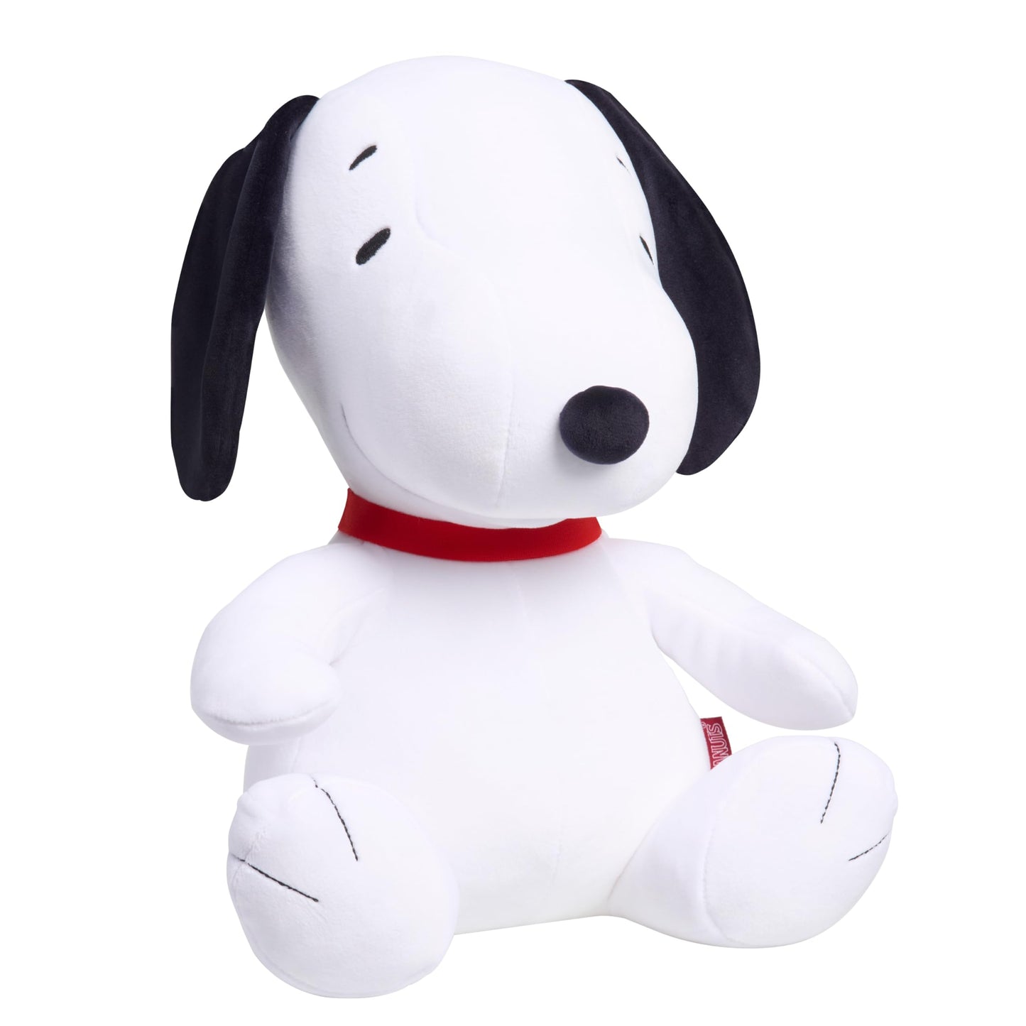 Peanuts Large 2 lb Weighted Plush Snoopy, 12-inch Stuffed Animal, Kids Toys for Ages 3 Up by Just Play