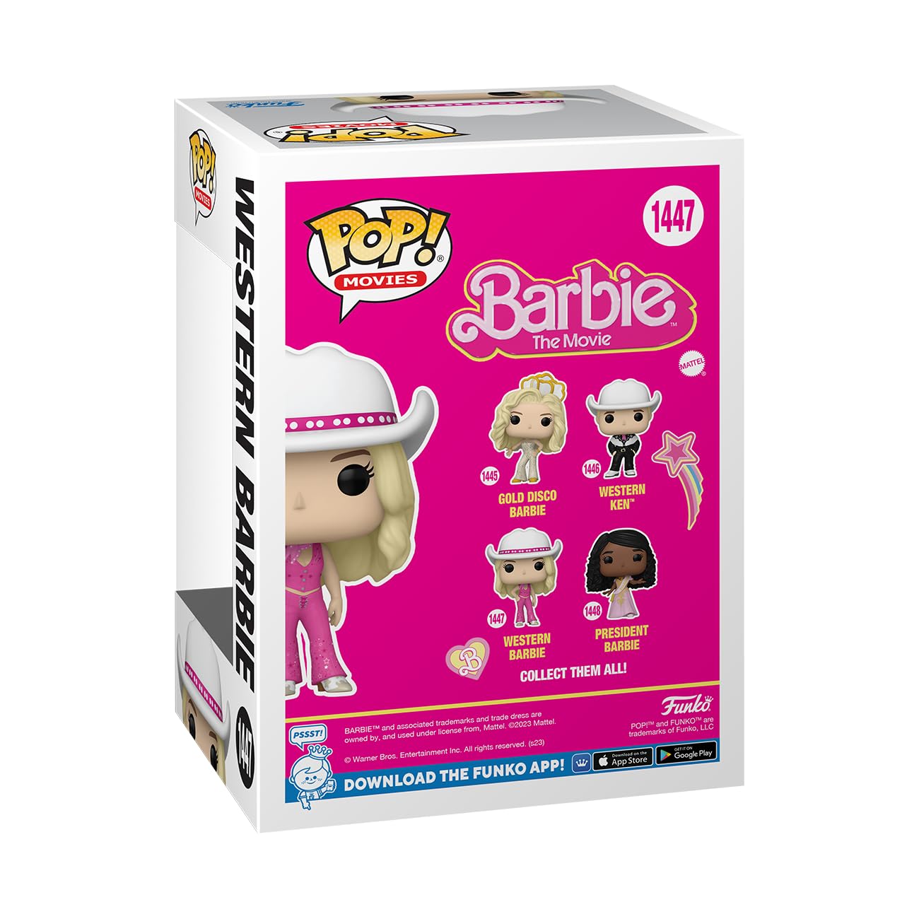 Funko POP! Movies: Barbie - Western Barbie - Collectable Vinyl Figure - Gift Idea - Official Merchandise - for Kids & Adults - Movies Fans - Model