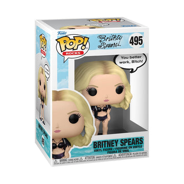 Funko Pop! Sayings: Britney Spears - Work B!tch - Collectable Vinyl Figure - Gift Idea - Official Merchandise - Toys for Kids & Adults - Ad Icons Fans