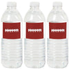 Big Dot of Happiness End Zone - Football - Baby Shower, Birthday Party Water Bottle Sticker Labels - Set of 20