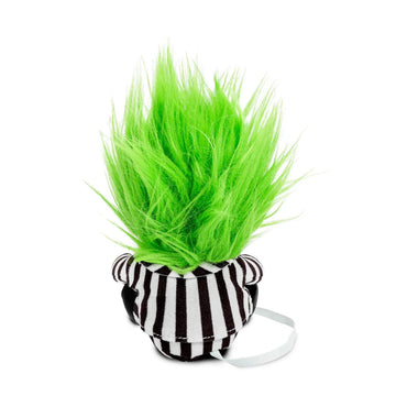 Beetlejuice Officially Licensed Movie Collectible Plush Stuffie - 7.5" Phunny Plush, Beetlejuice (1988) in Striped Suit Shoulder