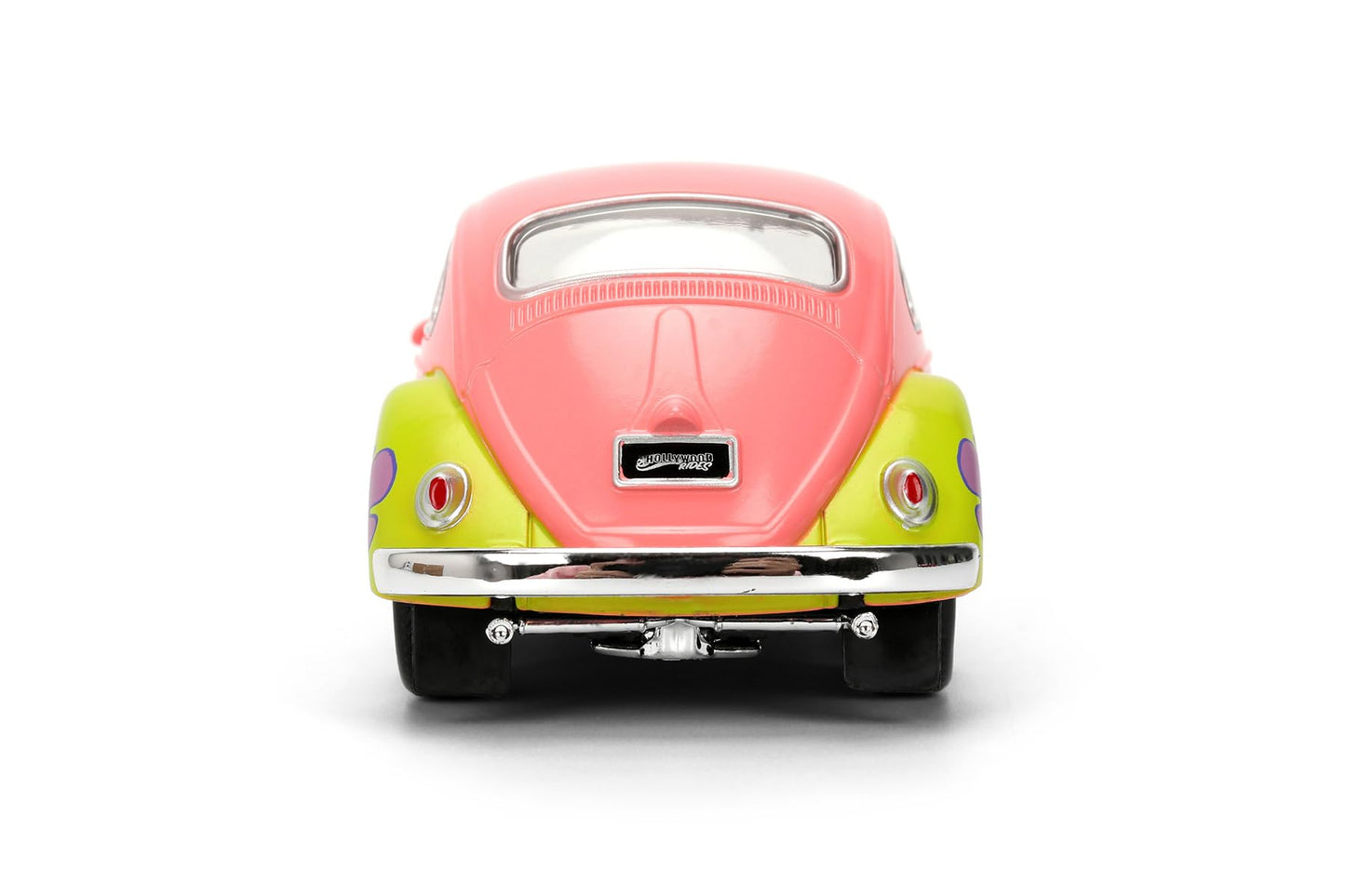 Jada Spongebob Squarepants Patrick Star 1959 VW Beetle - Die-Cast Vehicle Toys - 1:32 Scale, Detailed Exterior, Chrome Accents - Hollywood Rides