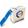 Blue Rectangle Sticker Labels 3×2 Inch Vinyl Stickers Color Coding Name Tags Roll Removable Waterproof 300 per Dispenser Box