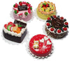 Lovely Mixed 5 Assorted Cake Dollhouse Miniature Food,Tiny Food