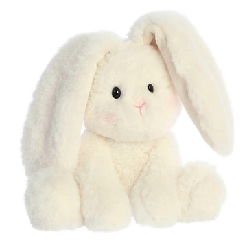 Aurora Vibrant Spring Candy Cottontails Stuffed Animal - Decorative Companion - Endless Fun - Cream 8 Inches