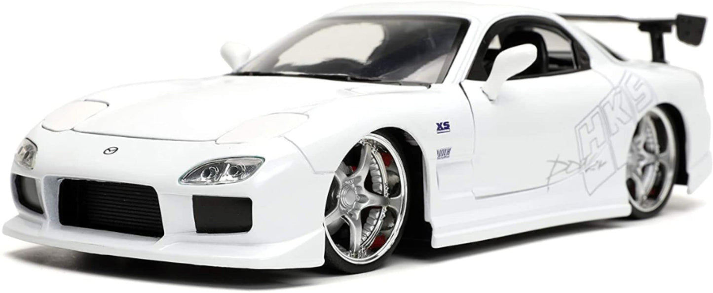 Jada Toys Fast & Furious 1:24 1993 Mazda RX-7 Die-cast Car, Toys for Kids and Adults