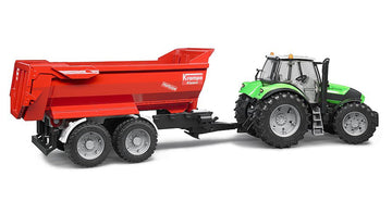 Bruder 02225 Krampe Tandem Halfpipe Tipping Trailer