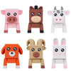 Aousin 3D Printed Animals, Adorable Desk Pets for Desk Decor Gifts (Farm Animal)