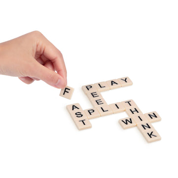 I Heart Bananagrams Word Game - Fast-Paced Spelling & Anagram Game in a Special Heart-Shaped Pouch, Family Game & Travel Game, 144 Letter Tiles, 1-8