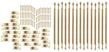 Dollhouse Miniature 1:12 Scale Stair Rod Set