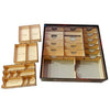 The Broken Token Board Game Organizer - Battlestar Galactica Compatible Wood Storage Box with Multiple Trays and Dividers