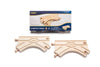 Maxim Enterprise, inc. K-Switch Junction Switching Track, 2 Pack Specialty Pieces for Changing Tracks and Cornering Curves, Wooden Track Compatible