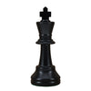WE Games Replacement Staunton Chess Piece - Dark King, Heavy Weighted Tournament Style Plastic Piece with Felt Bottom - Single Replacement for Classic