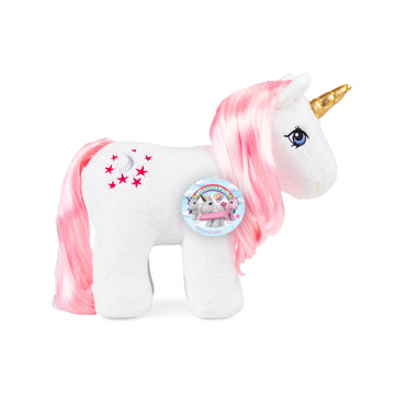 My Little Pony Unicorn and Pegasus Plush - Moondancer - Collector Plushie, Retro Stuffed Toy Animal, Kid, Toddler, Girl, boy, Mom, Birthday, Ages 3+