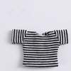 XiDonDon Short Sleeve T-Shirt for ob11,Molly,Body9,Gsc,1/12bjd Doll Clothes Toys Accessories (Black)