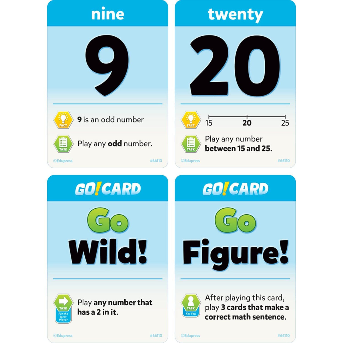 Teacher Created Resources It's GO Time! Card Game (EP66110)