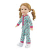 Emily Rose 14.5-inch Doll Clothes - Lamb Print Pajamas PJs Gift Set, Including Slippers! | Gift Boxed! | Doll Not Included | Compatible with 14"