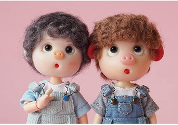 XiDonDon Short Sleeve T-Shirt for ob11,Molly,Body9,Gsc,1/12bjd Doll Clothes Toys Accessories (Gray)