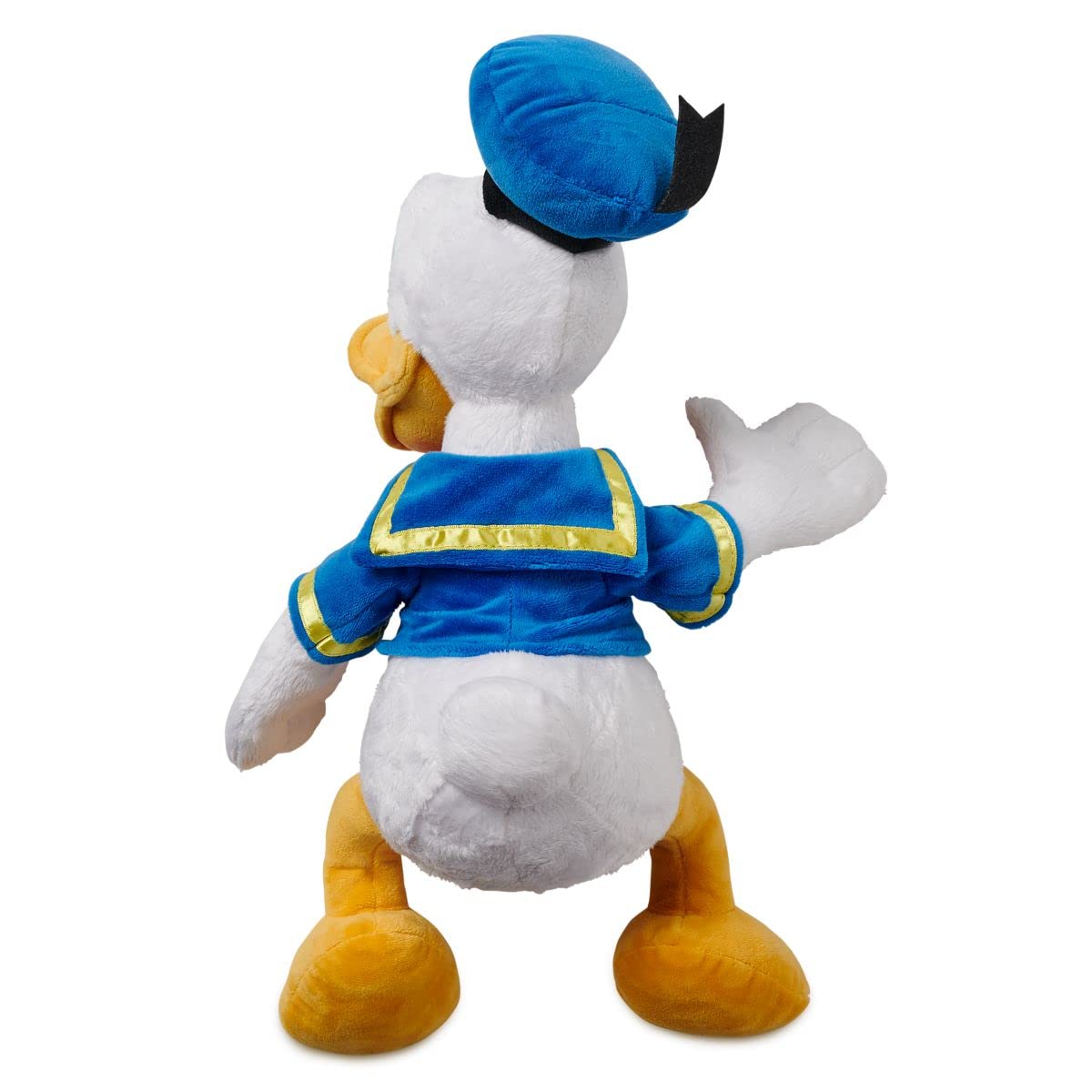 Disney Store Official Donald Duck Medium Soft Toy for Kids, Cuddly Character with Fuzzy Texture and Embroidered Details, Disney Plushy Suitable