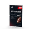 Rieton Resealable Team Set Bags - 500 ct |4 Pack X 125/Bag, Archival Quality Polypropylene Resealable Card Sleeves Compatible with Top loaders