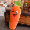 17.7Inch Cute Carrot Plush Toy, Soft Vegetable Hugging Throw Pillow