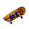 SOLDIER BAR Fingerboards Complete Colour Maple Handmade Wooden Fingerboards (Update Slivery King Trucks, Handmade Blue Wheels) Magic Cube