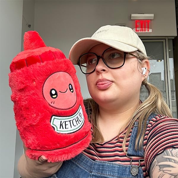 Squishable - Mini Ketchup - Comfort Food Collection - 11.5 in - Soft Toy Collectible Stuffed Animal