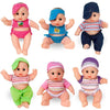 Liberty Imports 6 Pack - Baby Dolls Cute Little Vinyl 8" Infant Dolls, Mini Nursery Toys for Girls, Kids Toddlers - Bulk Gift Bundle Party Favors